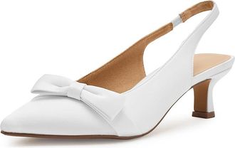 Journee Collection Paloma Womens Shoes Satin/White : 7.5 M, Synthetic