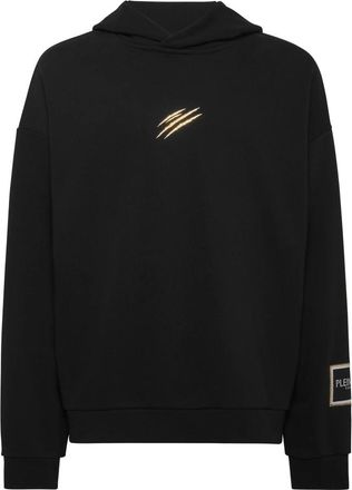 Plein Sport Heren, Sweatshirts & Hoodies, Zwart, Maat: XS