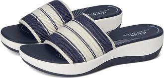 Clarks Arla Hollis Womens Sandals Navy Combi Textile : 10 B - Medium