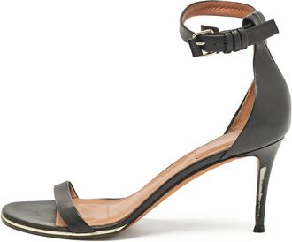Givenchy Sandali in pelle con cinturino alla caviglia 85mm - Nero
