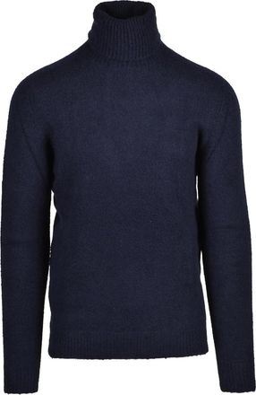 Roberto Collina Multicolor Stretch Cotton High-Neck Sweater