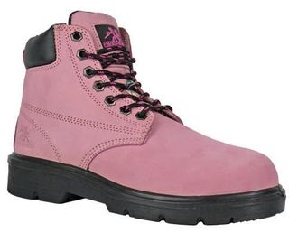 Moxie Trades Moxie Anne 8 Inch Womens Composite Toe Work Boot in Pink at Nordstrom, Size 7.5