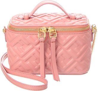 Fendi FF Leather Vanity Case