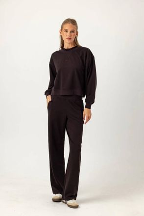 Sundays Harlowe Pullover Sweatshirt In Espresso