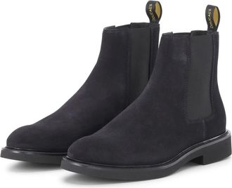Doucal's Veloursleren Laarzen Comfort Stijl - Heren - Chelseaboots - Zwart - 43 EU - Su&egrave;de - Schoenen