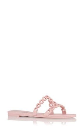Aquazzura Infinity Chain Jelly Slide Sandal in Mademoiselle Pink at Nordstrom Rack, Size 5Us / 35Eu