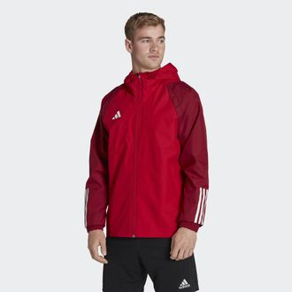 adidas adidas Performance Mens Tiro 23 Competition All-Weather Jacket - Red - Size 2XL