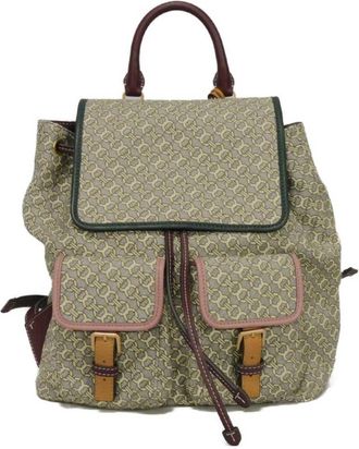 Tory Burch Multi-Color Cotton Backpack (Pre-Owned)