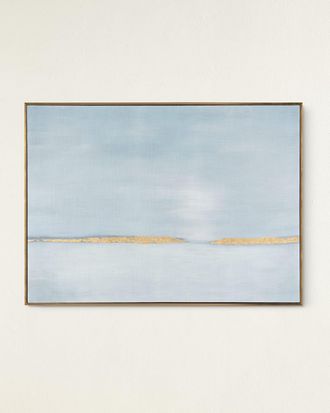 John-Richard Linen Dreams Gold Giclee Wall Art by Claire Gowdy