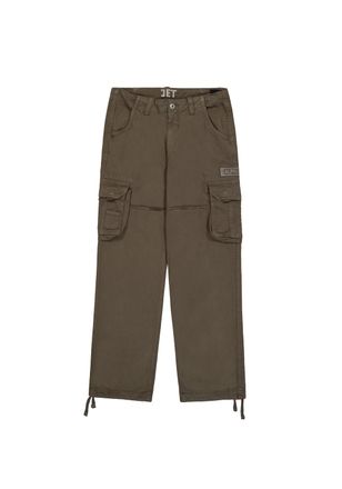 Alpha Industries Cargohose ALPHA INDUSTRIES Jet Pant, Herren, Gr. 28, Normalgr&ouml;ssen, grau (grauschwarz), Obermaterial: 100% Baumwolle; Futter: 100% Baumwolle, Hosen Ca
