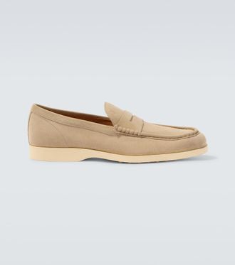 Tod's Suede penny loafers