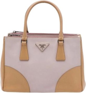 Prada Pre-owned Vintage Satchel - Dames - Pre-owned - Roze - Maat: ONE Size Leer