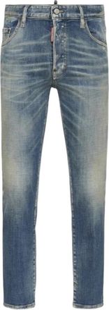 Dsquared2 Skater Slim-fit Jeans - Heren - Slim Fit Jeans - Blauw - XS - Katoen - Jeans