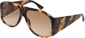 Chlo&eacute; Aviator-zonnebril - Dames - Accessoires - Veelkleurig - Maat: 60 MM