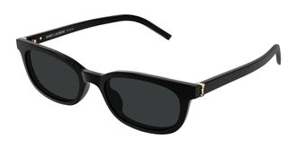 Saint Laurent SL M160 001 Womens Sunglasses Black Size 53