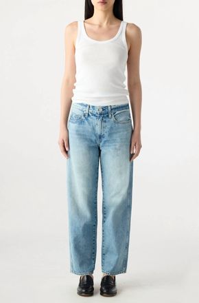 Amo Billie Wide Straight Leg Jeans In Mystical