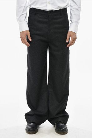 Dries Van Noten Wool Straight-Leg Trousers PICKERBY size 32