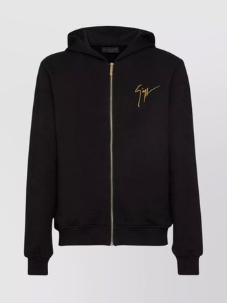 Giuseppe Zanotti cotton hooded jacket