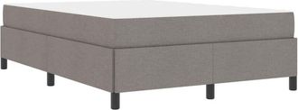 vidaXL Cama Tipo Box Spring Taupe Y Negro 140 X 190 Cm Vidaxl