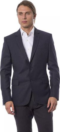 Roberto Cavalli Elegant Wool Single-Breasted Mens Blazer