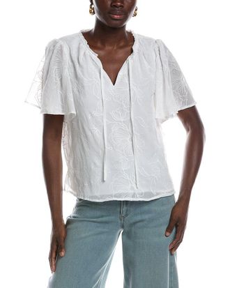 Vince Camuto Tie Neck Princess Sleeve Blouse