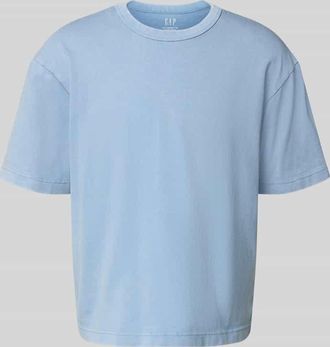 GAP Cropped T-Shirt mit Rundhalsausschnitt in Hellblau, Gr&ouml;&szlig;e XXL