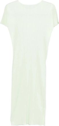 Issey Miyake Dress - Dames - Casual kleedjes - Groen - 2XL - Kleedjes