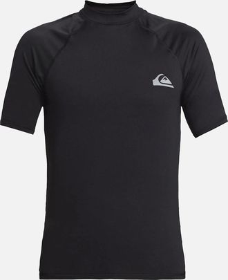 Quiksilver Mens Quiksilver Mens Everyday UV Protect Rash Vest - Black - Size: 40