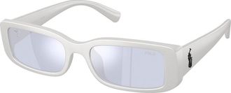 Polo Ralph Lauren PH4249U 58621U Mens Sunglasses Silver Size 53