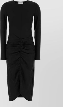 Isabel Marant black midi jersey dress