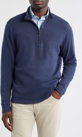 Vineyard Vines Coastline Quarter Zip Pullover in Nautical Navy at Nordstrom, Size Xx-Large