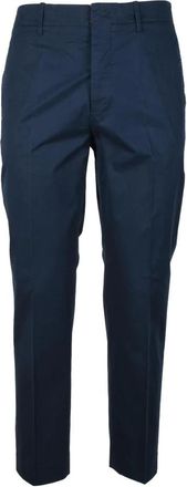 Hindustrie Heren, Broeken, Blauw, Maat: M Katoen