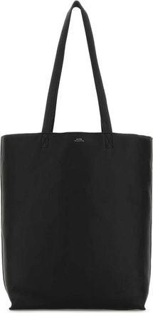 A.P.C. A.p.c., Tassen, Heren, Zwart, ONE Size, Leer, Maiko Medium Tote Bag