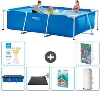 Intex Piscina Con Estructura Rectangular - 300x200x75 Cm - 7-piezas S118