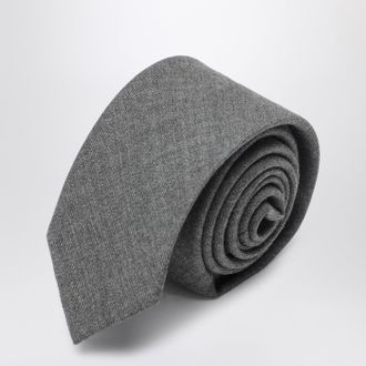 Thom Browne Grey wool tie