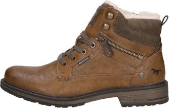 Mustang Veterschoenen - Heren - Winterlaarzen - Bruin - 44 EU - Leer - Schoenen