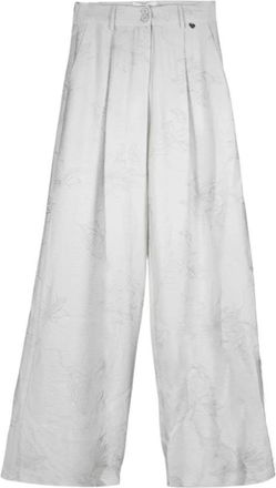 Am&eacute;lie & Am&eacute;lie New Debra Broek - Dames - Wijde Broeken - Wit - 2XL - Polyester - Broeken
