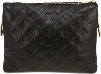 Louis Vuitton 2020s Coussin monogram Empreinte leather cross body bag - Zwart