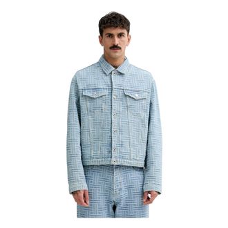 Kenzo Jassen, Heren, Blauw, L, Denim, Denim Jassen