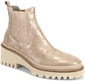 Ron White Emmaline Water Resistant Chelsea Boot in Mink Suede at Nordstrom Rack, Size 7.5Us / 38Eu