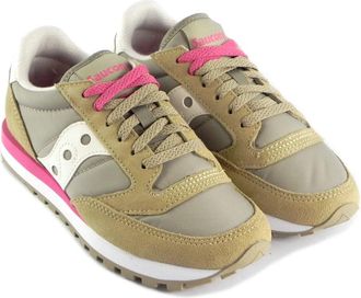 Saucony Lichtgroene/Roze Sneakers - Dames - Sneakers - Groen - 35 1/2 EU - Schoenen