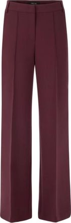 Marc Cain Broeken, Dames, Paars, 2Xl, Polyester, Warri Wijde Broek