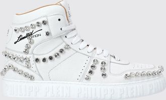 Philipp Plein Sneakers alte in pelle con cristalli in edizione limitata