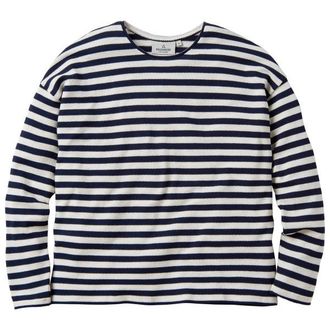 Passenger Panorama Striped L/S T-Shirt Longsleeve f&uuml;r Damen | grau