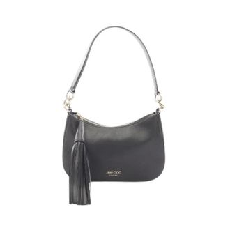 Jimmy Choo London Pre-owned Shoulder Bags, female, Black, Size: ONE SIZE Pre-owned Leather Shoulder Bag