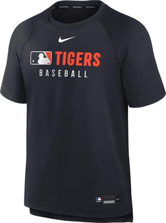 Nike Detroit Tigers Authentic Collection Pregame Nike Mens Dri-FIT MLB T-Shirt in Blue | 013B4FADG-FT3