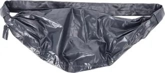 Christophe Lemaire Croissant Bag in Grey Leather