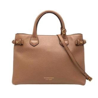 Burberry Pre-owned Tote Bags, female, Brown, Size: ONE SIZE Pre-owned The Banner Tote Bag