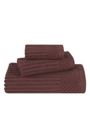 Superior Soho 3-Piece Rib Cotton Bath Towel Set in Java at Nordstrom Rack, Size 3 Piece Set