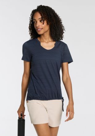 Killtec T-Shirt KILLTEC KOS 46 WMN TSHRT, Damen, Gr. 34, blau (nachtblau), Obermaterial: 93% Polyester, 7% Elasthan, Shirts T-Shirt